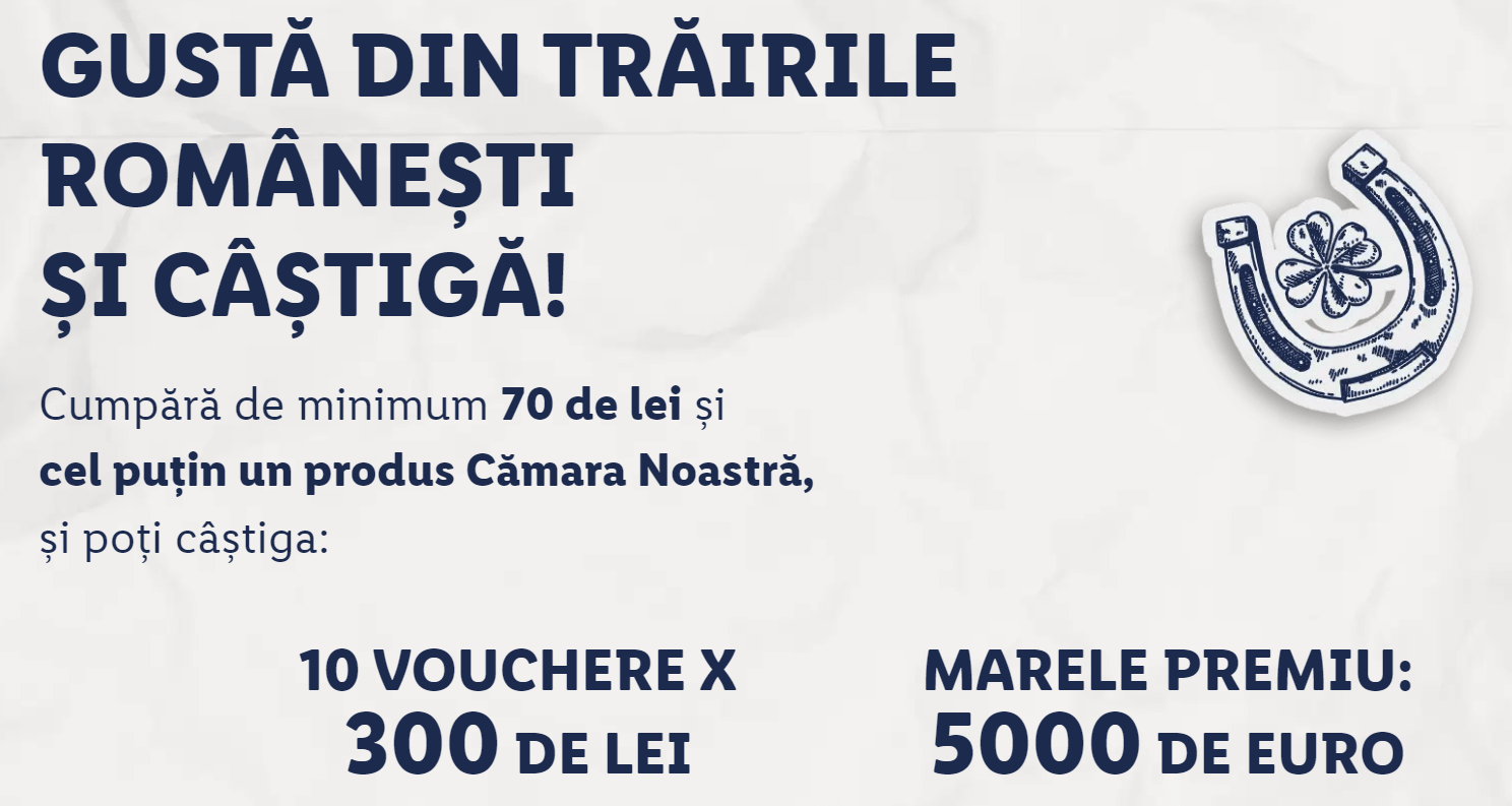 Concurs LIDL Camara Noastra - Castiga 5000 euro - 2024