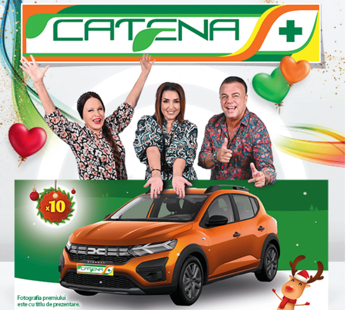 Concurs Catena - Castiga 10 masini Dacia