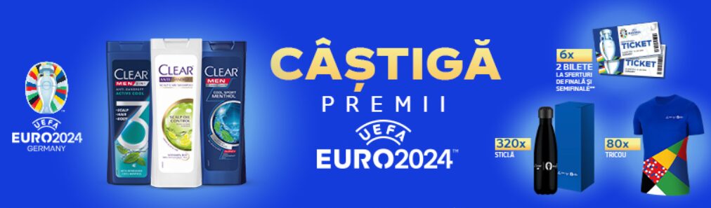 Concurs Clear - Castiga bilete la sferturile de finala si semifinala UEFA Euro 2024