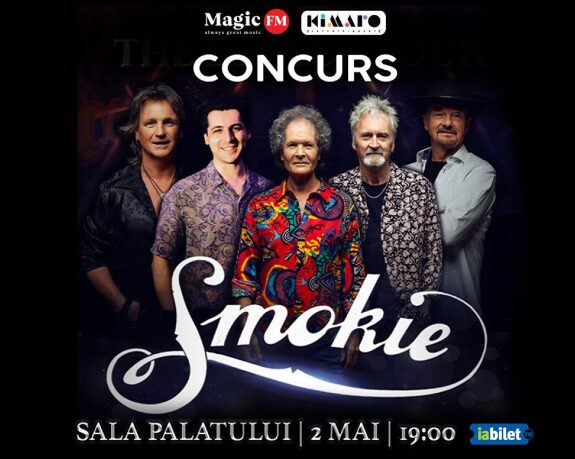 Concurs Magic FM - Castiga bilete la concertul Smokie - 2024 - gratis